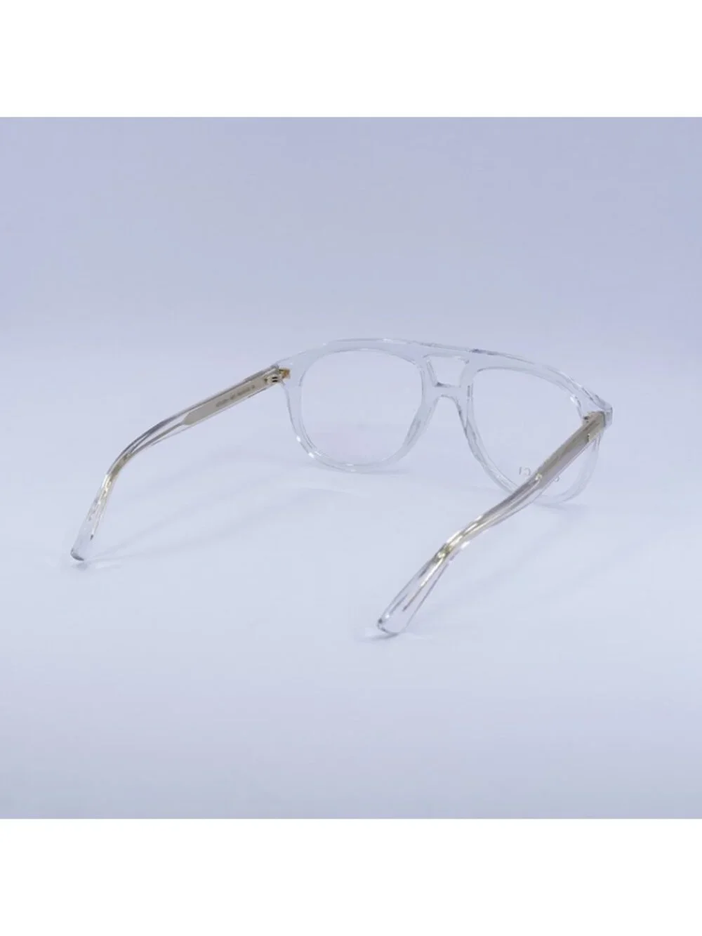 Gucci GG1320O 003 Eyeglasses Transparent 54mm Aviator Frame